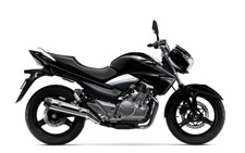 New 2017 SUZUKI GW250 PEARL NEBULAR BLACK The Suzuki GW250 is an intelligent motorcycle in a class of its own. When you wonder if a motorcycle exists with electrifying style and affordability, wonder no more because the GW250 has arrived. It generates lightning fast low-end and mid-range power from its 248cc, liquid cooled, lightweight, two cylinder engine. The GW250 not only delivers on power but on comfort and style as well.
